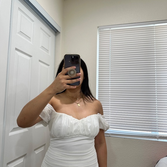 WINDSOR MESH RUFFLES DRESS - Picture 2 of 10